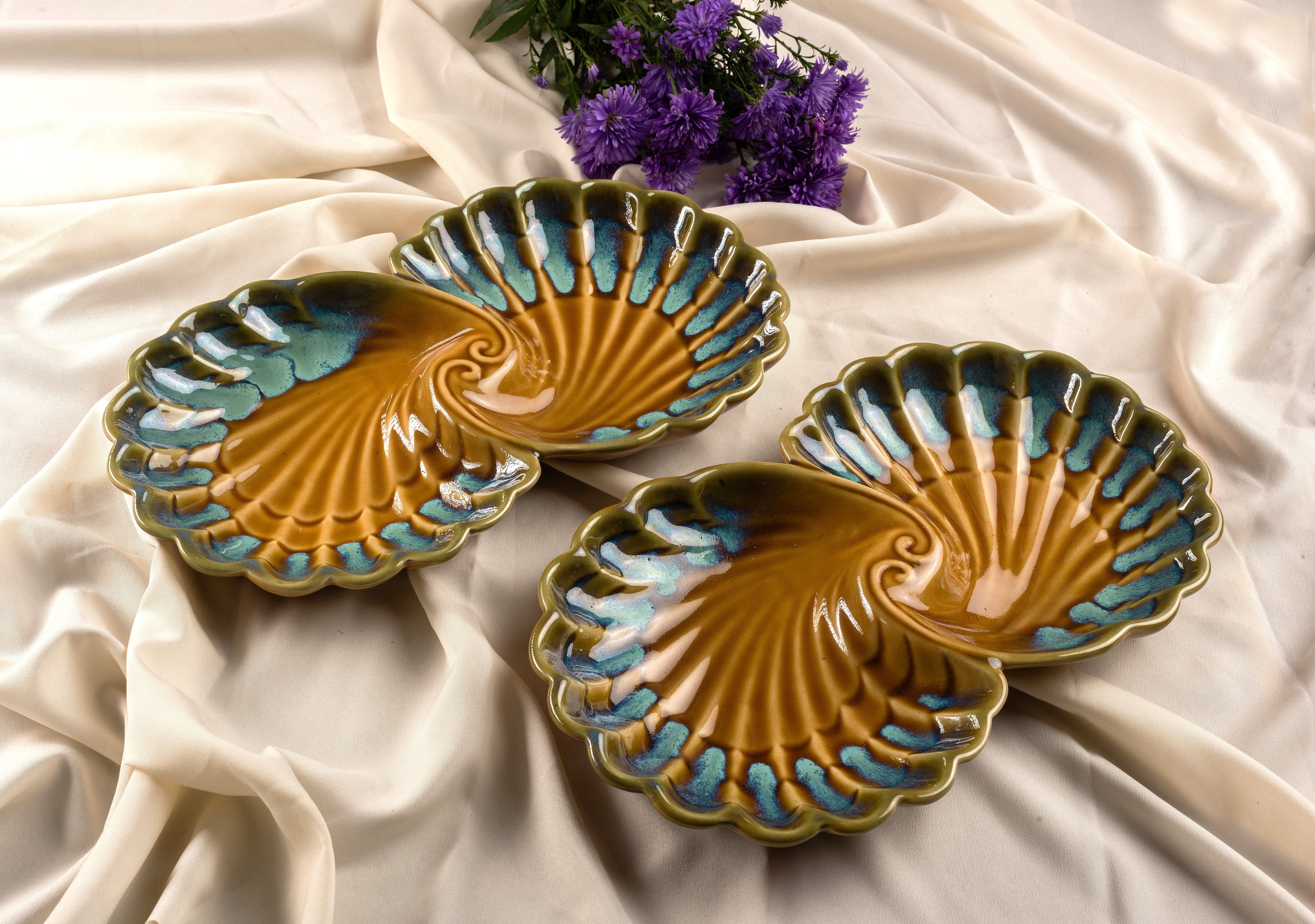Amber Shell Platter