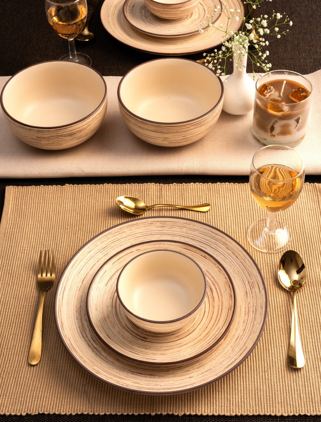 Artisan Swirl Dinner Set
