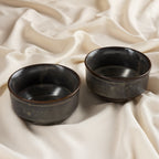 Charcoal Glaze Soup Bowl