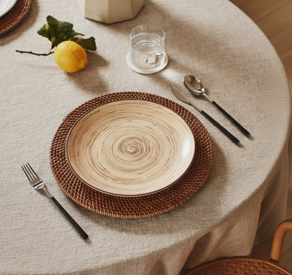 Artisan Swirl Plate