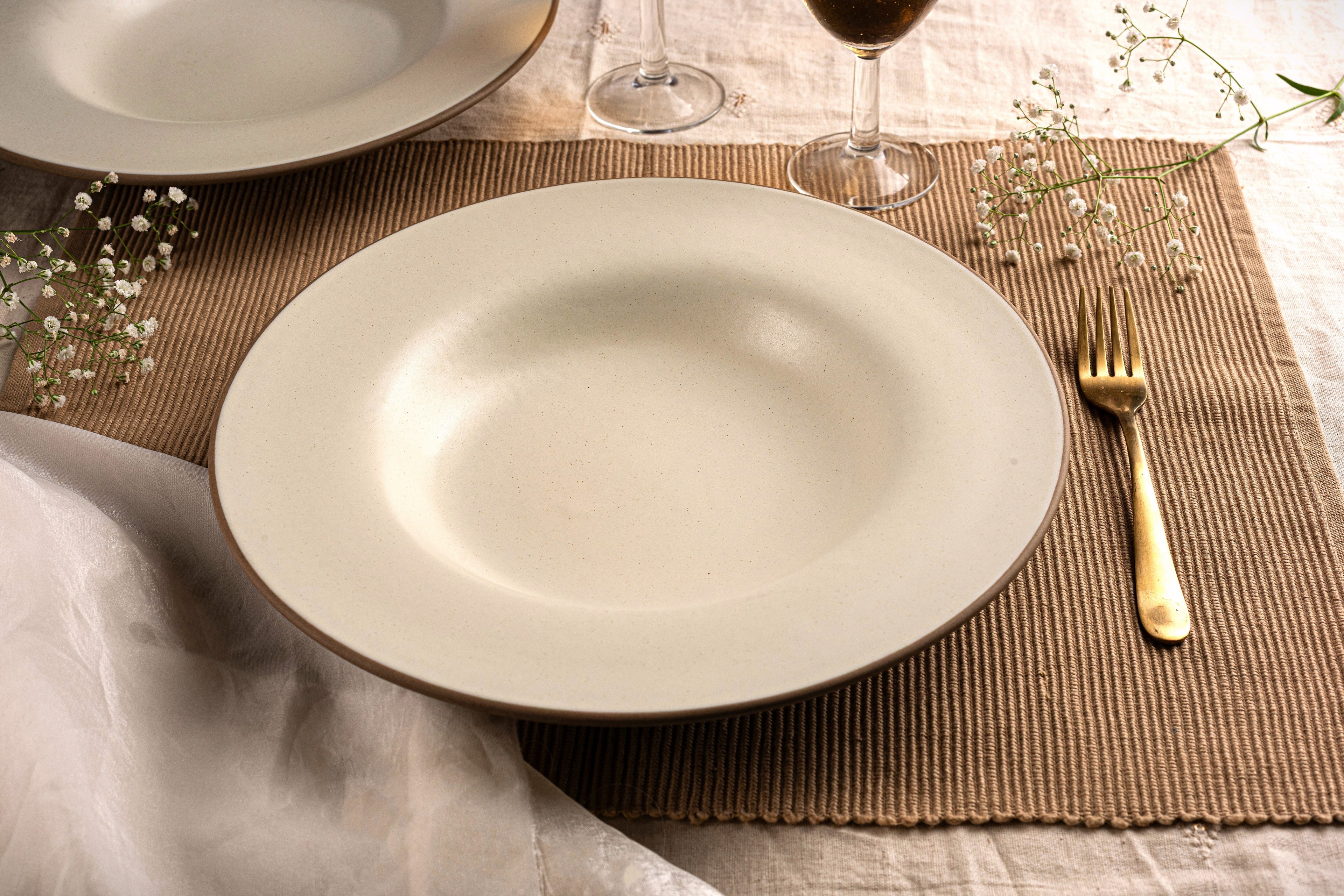 Ivory Dusk Pasta Plate