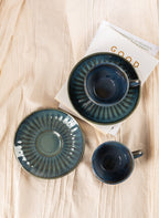 Sapphire Crest Tea Cup