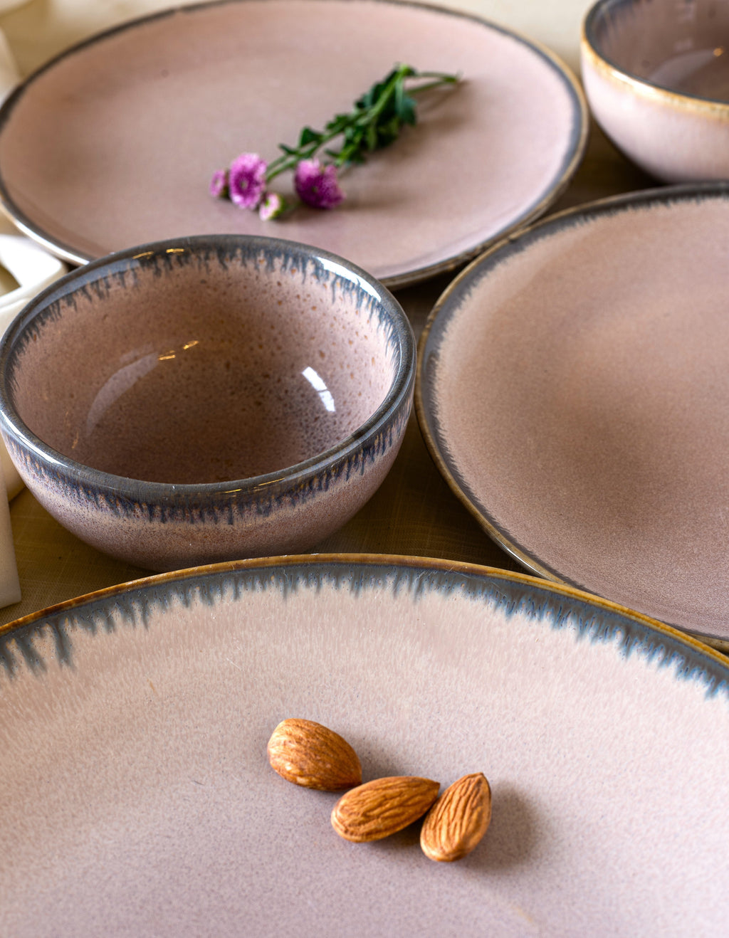 Earthen dusk Dinner Set