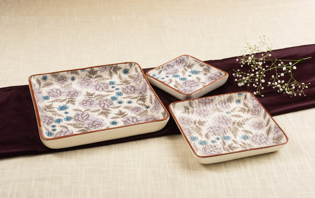 Lavender Bloom Square Set
