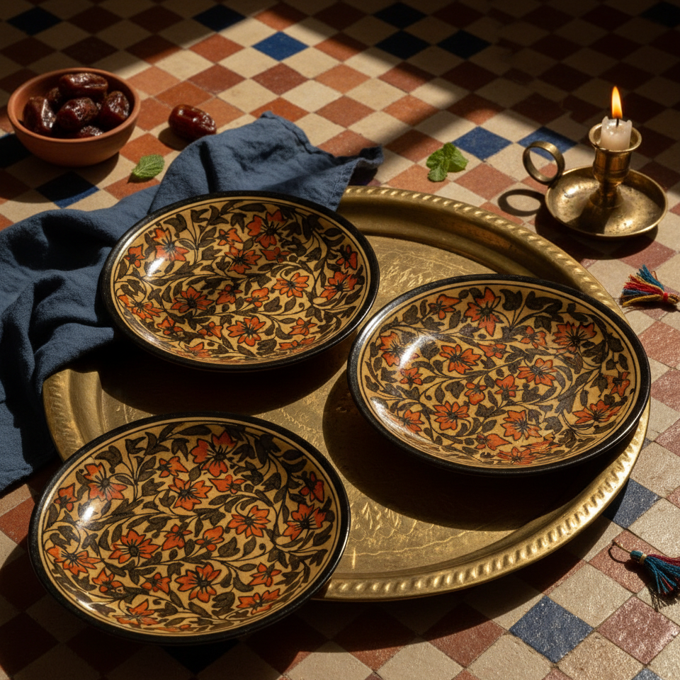 Marigold Folk Art Side Plate