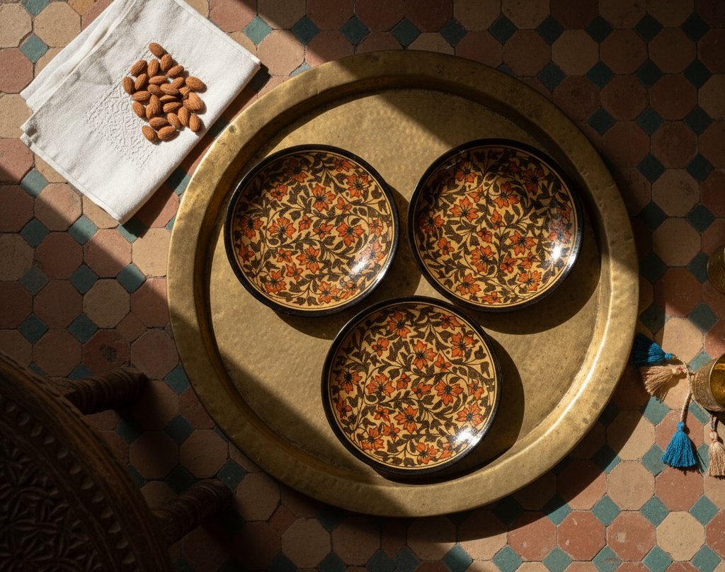 Marigold Folk Art Side Plate